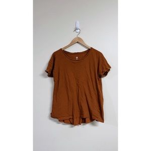 Kindred Bravely Burnt Orange Everyday Nursing & Maternity T-Shirt L